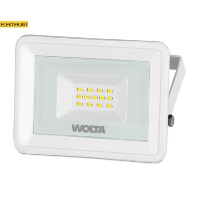 Светодиодный прожектор WOLTA WFL-10W/06W 10Вт 5700К IP65 Белый арт WFL-10W/06W WFL-10W/06W - фото 12711