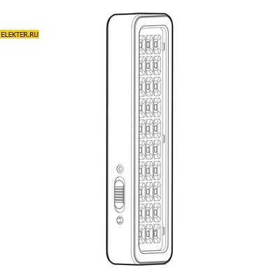 DBA-105-0-20 ЭРА Светильник светодиодный аварийный постоянный 30LED 5ч IP20 арт Б0044398 Б0044398 - фото 16332