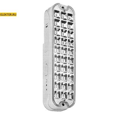 DPA-101-2-20 ЭРА Светильник светодиодный аварийный непостоянный 30LED 6ч IP20 NiCD арт Б0044402 Б0044402 - фото 16947