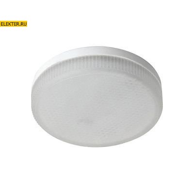 Светодиодная лампочка GX53 8Вт 2800К "Таблетка" Ecola LED матовая 220В теплый свет 27x75мм арт T5MW80ELC T5MW80ELC - фото 18657