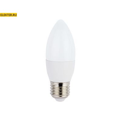 Лампа светодиодная Ecola candle LED Premium 7,0W 220V E27 2700K "Свеча" (композит) 103x37mm арт C7RW70ELC C7RW70ELC - фото 18695