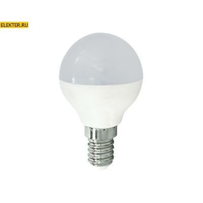 Лампа светодиодная Ecola globe LED Premium 8,0W G45 220V E14 2700K "Шар" (композит) 77x45mm арт K4QW80ELC K4QW80ELC - фото 18700