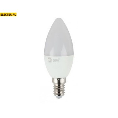 Светодиодная лампочка Е14 11Вт 4000К "Свеча" дневного света ЭРА LED B35-11w-840-E14 арт Б0032982 Б0032982 - фото 19916