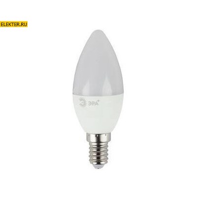 Светодиодная лампочка Е14 11Вт 6000К "Свеча" ЭРА LED B35-11w-860-E14 холодный свет арт Б0032984 Б0032984 - фото 19987