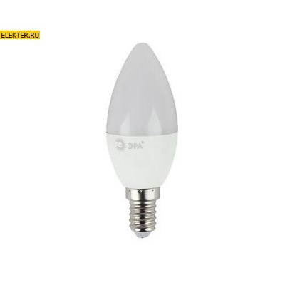 Светодиодная лампочка E14 9Вт 2700К "Свеча" ЭРА LED B35-9w-827-E14 теплый свет арт Б0027969 Б0027969 - фото 20009