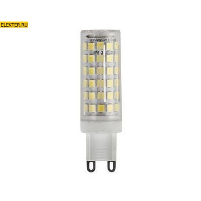 Светодиодная лампочка G9 9Вт 4000К "Капсула" дневного света ЭРА LED JCD-9W-CER-840-G9 арт Б0033186 Б0033186 - фото 20090