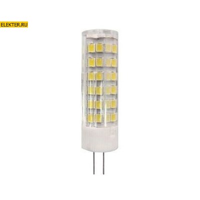 Светодиодная лампочка G4 7Вт 4000К "Капсула" дневного света ЭРА LED JC-7W-220V-CER-840-G4 арт Б0027860 Б0027860 - фото 20130