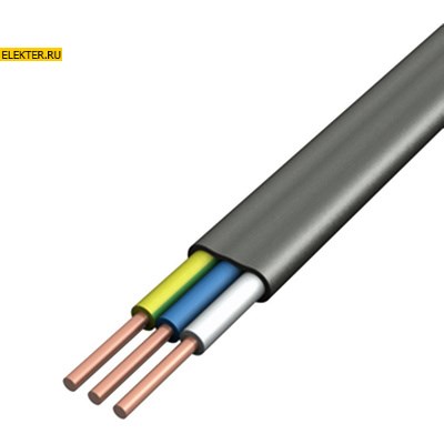 Кабель силовой ВВГ п-нг(А) LS 3x1,5 ГОСТ (бухта 100м) Арсенал арт ЭМ-00050737 ЭМ-00050737 - фото 20818