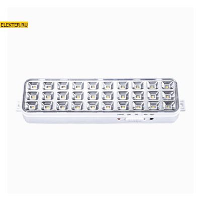 Светильник светодиодный аварийный СБА 1098-30DC 30 LED 1.2Ah lithium battery DC IN HOME арт 4690612029511 4690612029511 - фото 21324