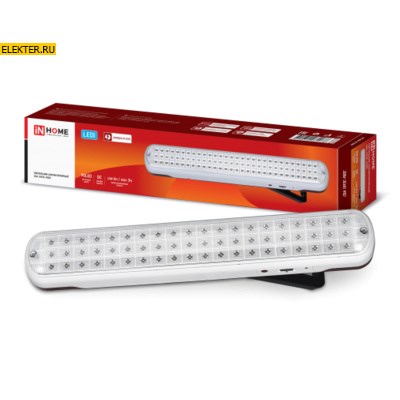 Светильник светодиодный аварийный СБА 1093С-90DC 90LED Li-ion DC IN HOME арт 4690612032078 4690612032078 - фото 21419