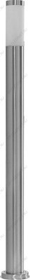 Светильник НТУ-40w столб-1.1м Е27 IP44 хром (DH022-1100) - фото 30851