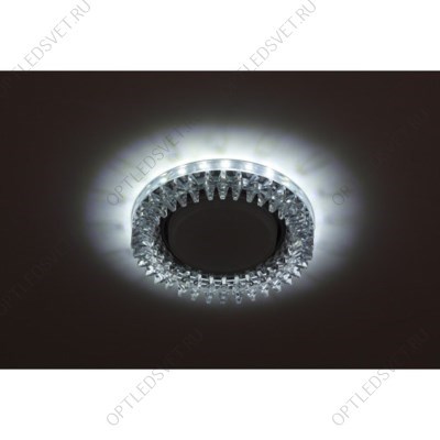 DK LD20 SL/WH Точечные светильники ЭРА декор cо светодиодной подсветкой Gx53, прозрачный (Б0028065) - фото 33212