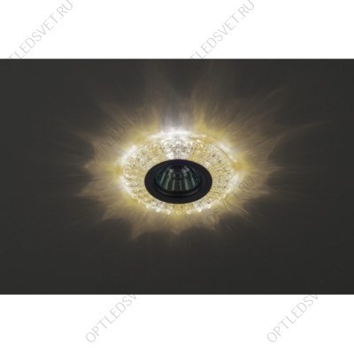 DK LD2 TEA/WH Точечные светильники ЭРА декор c белой светодиодной подсветкой, чай (Б0019201) - фото 33246