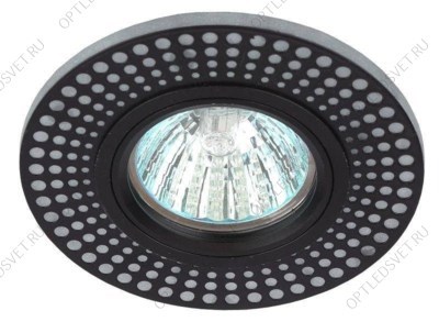 DK LD41 WH/BK Точечные светильники ЭРА декор cо светодиодной подсветкой MR16, белый/черный (Б0037383) - фото 34955