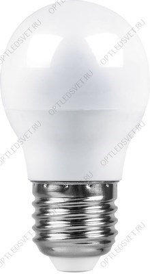 Лампа светодиодная LED 7вт Е27 теплый шар (LB-95) - фото 36106