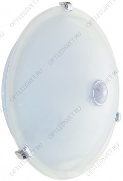 Светильник НПО-2х25 круглый с ИК-датчиком IP20 - фото 37850