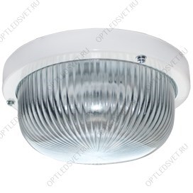 Ecola Light GX53 LED ДПП 03-7-001 светильник Круг накладной 1*GX53 прозр. стекло IP65 белый 185х185х85 - фото 38205