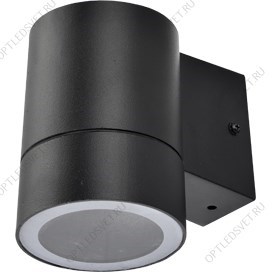 Ecola GX53 LED 8003A светильник накладной IP65 прозрачный Цилиндр металл. 1*GX53 Черный 114x140x90 - фото 38209