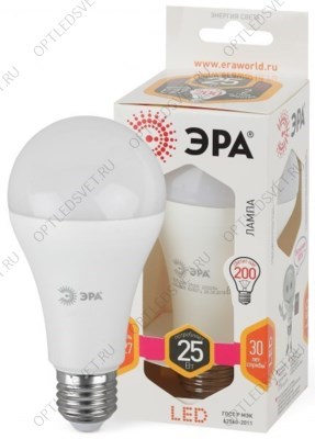 Лампа светодиодная LEDA65-25W-827-E27(диод,груша,25Вт,тепл,E27) (Б0035334) - фото 38464