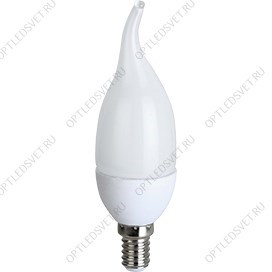 Ecola candle   LED Premium 8,0W  220V E14 2700K свеча на ветру (композит) 129x37 - фото 38657