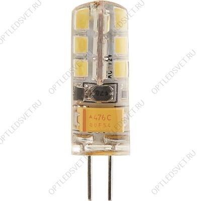 Лампа светодиодная LED 3вт 12в G4 белый капсульная (LB-422 48LED) - фото 38833
