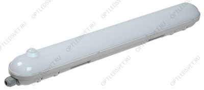 Cветильник светодиодный ДСП-18вт с ИК датчиком 6500К 1440Лм IP65 (аналог ЛСП-2х18) - фото 40962