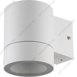Ecola GX53 LED 8003A светильник накладной IP65 прозрачный Цилиндр металл. 1*GX53 Белый матовый 114x140x90 - фото 42771