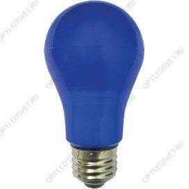 Лампа светодиодная Ecola classic   LED color  8,0W A55 220V E27 Blue Синяя 360° (композит) 108x55 - фото 42818