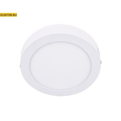 Ecola LED downlight Накладной круглый даунлайт с драйвером 12W 220V 4200K 170x32 арт DRSV12ELC DRSV12ELC - фото 4623