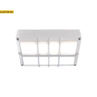 Ecola GX53 LED B4158S Светильник накладной IP65 матовый Прямоугольник с решеткой алюмин. 2xGX53 Белый 215x135x65 арт FW53RSECS FW53RSECS - фото 4677