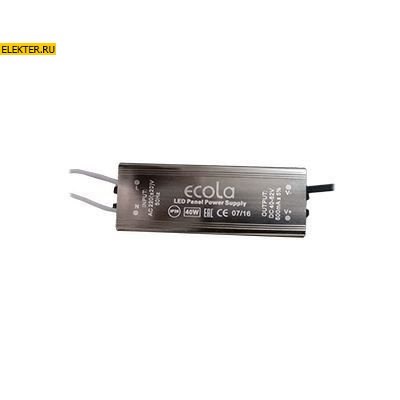 Ecola LED panel Power Supply 40W 220V Драйвер для тонкой панели арт PBLN40ELT PBLN40ELT - фото 4697