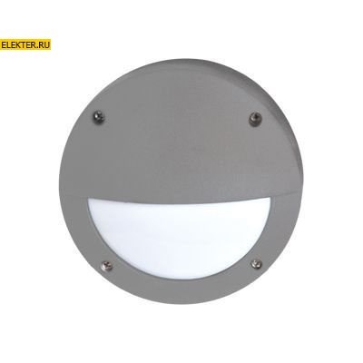 Ecola GX53 LED B4140S Светильник накладной IP65 матовый Круг с ресничкой алюмин. 1xGX53 Серый 145x145x65 арт FS53ESECS FS53ESECS - фото 4703