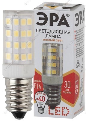 Лампа светодиодная LED 5Вт Т25 2700К Е14 теплый капсула - фото 48156