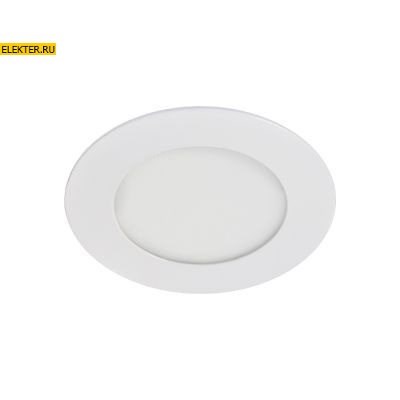 Ecola LED downlight Встраиваемый круглый даунлайт с драйвером 4W 220V 4200K 85x20 арт DRRV40ELC DRRV40ELC - фото 4857