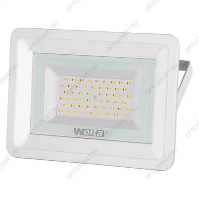 Светодиодный прожектор WOLTA WFL-50W/06W 50Вт 5500К IP65 Белый - фото 48630
