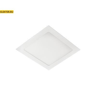 Ecola LED downlight Встраиваемый квадратный даунлайт с драйвером 15W 220V 4200K 195x195x20 арт DSRV15ELC DSRV15ELC - фото 4871