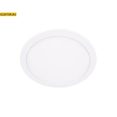 Ecola LED downlight Встраиваемый круглый даунлайт с драйвером 24W 220V 4200K 300x20 арт DRRV24ELC DRRV24ELC - фото 4873