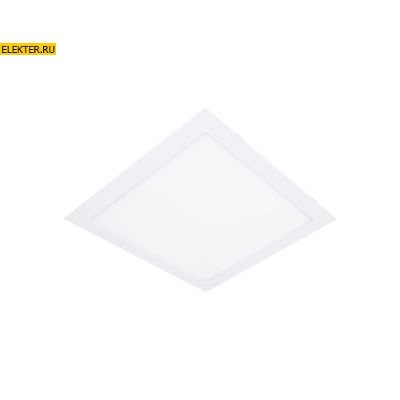 Ecola LED downlight Встраиваемый квадратный даунлайт с драйвером 24W 220V 4200K 300x300x20 арт DSRV24ELC DSRV24ELC - фото 4883