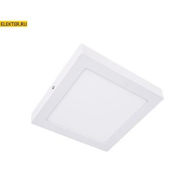 Ecola LED downlight Накладной квадратный даунлайт с драйвером 18W 220V 6500K 220x220x32 арт DSSD18ELC DSSD18ELC - фото 4906