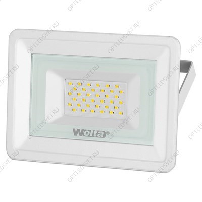 Светодиодный прожектор WOLTA WFL-30W/06W 30Вт 5500К IP65 Белый - фото 50711