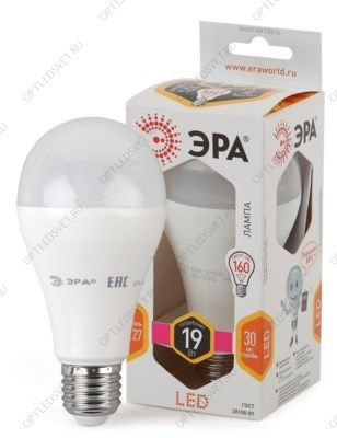 Лампа светодиодная LEDA65-19W-827-E27(диод,груша,19Вт,тепл,E27) (Б0031702) - фото 51140