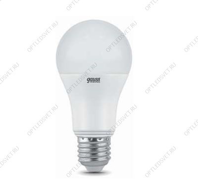 Лампа светодиодная LED 20вт 230в А60 E27 белый Elementary Gauss - фото 52473