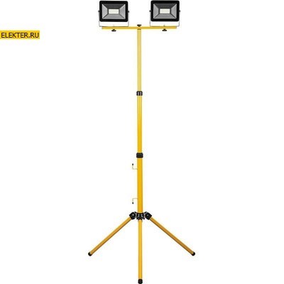 Светодиодный прожектор Feron LL-503 на штативе IP65 2x50W 6400K арт 29568 29568 - фото 7003