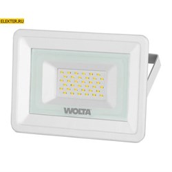 Светодиодный прожектор WOLTA WFL-30W/06W 30Вт 5700К IP65 Белый арт WFL-30W/06W WFL-30W/06W