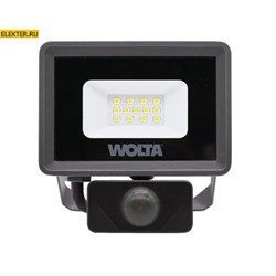 Светодиодный прожектор WOLTA WFL-10W/06s 10Вт 5700K IP65 с Датчиком арт WFL-10W/06S WFL-10W/06S