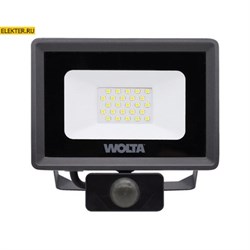 Светодиодный прожектор WOLTA WFL-20W/06s 20Вт 5700K IP65 с Датчиком арт WFL-20W/06S WFL-20W/06S