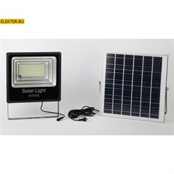 ЭРА Прожектор светодиодный уличный на солн бат  150W, 1500 lm, 5000K, с датч, движения, ПДУ, IP65 арт Б0049548 Б0049548