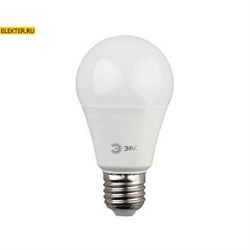 Светодиодная лампочка E27 15Вт 6000К "Груша" ЭРА холодный свет LED A60-15W-860-E27 арт Б0031396 Б0031396