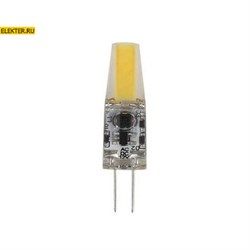 Лампа светодиодная LED JC-1,5W-12V-COB-840-G4 ЭРА "Капсула" 1,5Вт, нейтр, G4 арт Б0033198 Б0033198