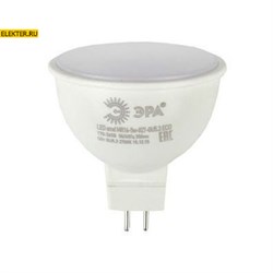 Лампа светодиодная ЭРА LED smd MR16-5w-827-GU5.3 ECO арт Б0020622 Б0020622